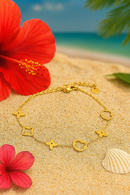 Bloom Gouden armband