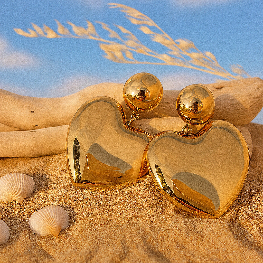 Valentina Livia Gouden Oorbellen