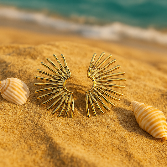 Seraphina Ilaria Gouden Oorbellen