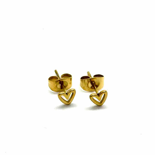 knopoorbel gouden hart